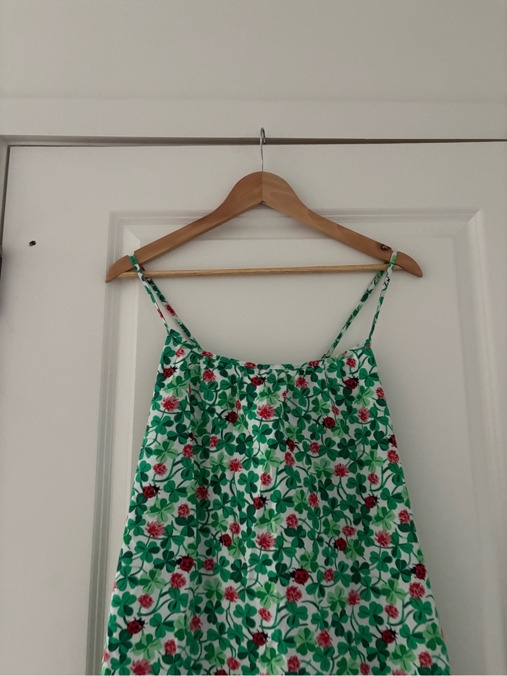 Printfresh Clover Collector Ladybug Clover Organic Cotton Cami Nightgown Small - Picture 4 of 9